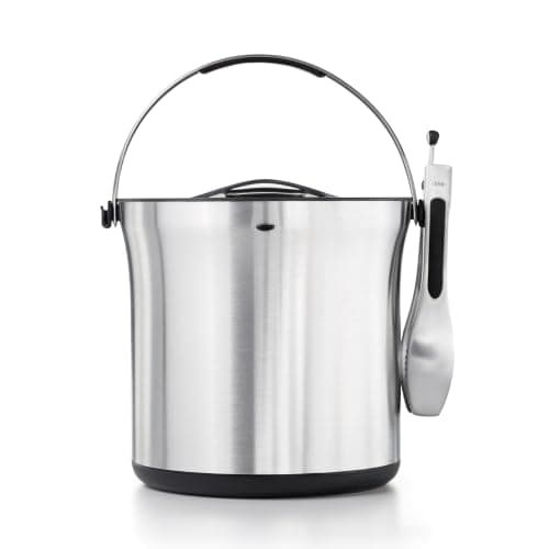 OXO Steel Ice Bucket and Tong Set