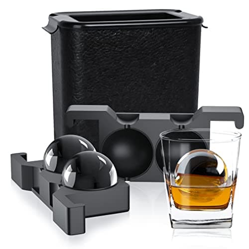 TINANA Clear Ice Ball Maker, 2 Spheres
