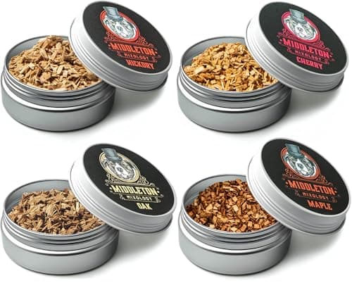 SmokeTop Cocktail Smoker Wood Chips, 4 Pack